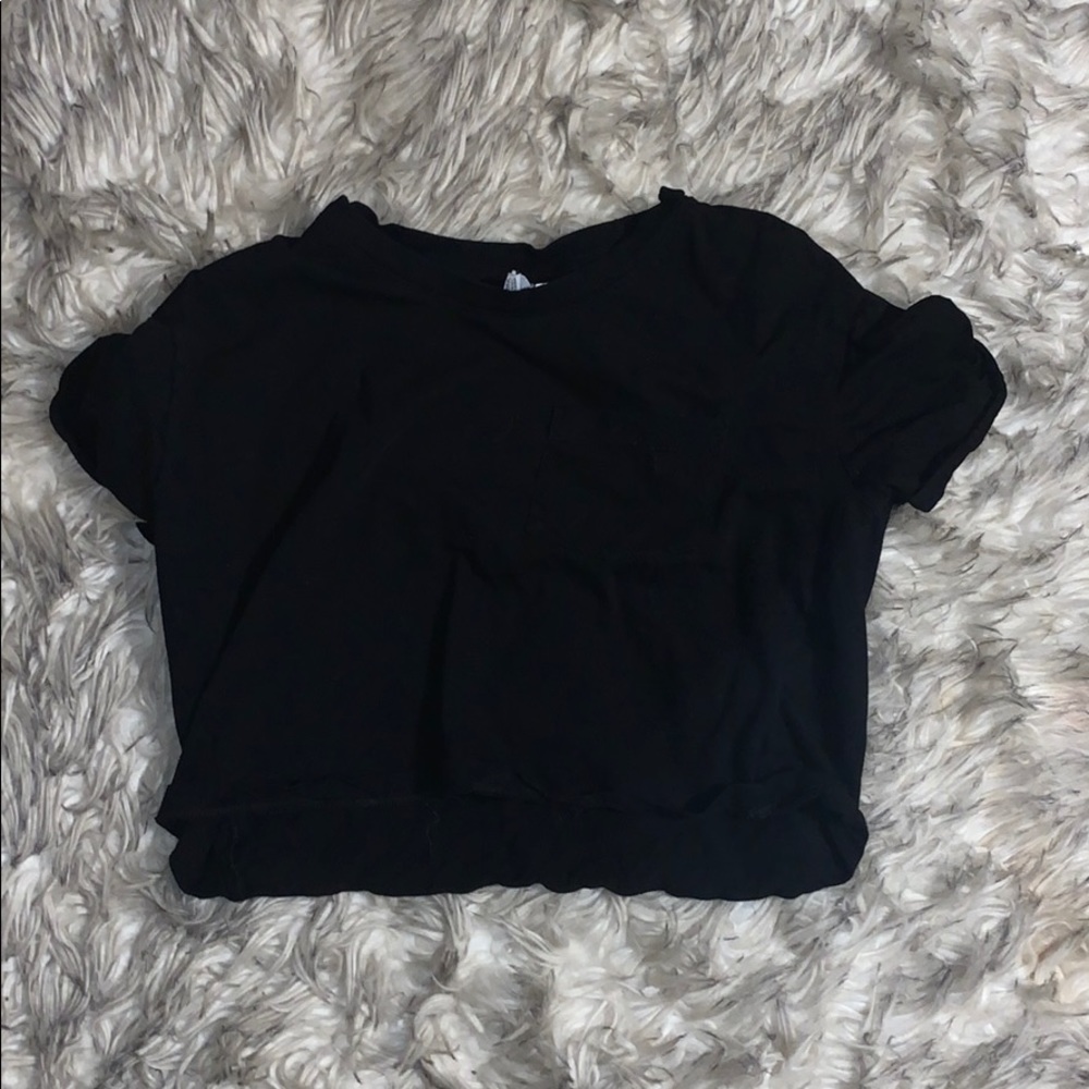 Black Crop Top